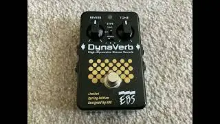 EBS DynaVerb Limited Spring Edition Pedal - Photos
