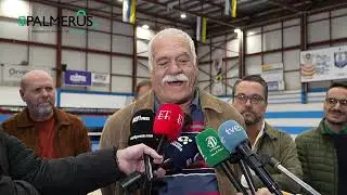 PALMERUS TV ▶️ - Zapata y Antona anuncian 300.000€ para el terrero del Club de Lucha Candelaria