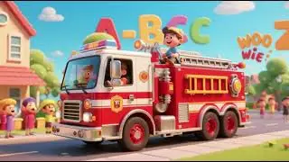 Fire Truck ABC Adventure Ride | Learn ABCs with Nursery Rhymes & Kids Songs