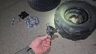 Coleman GK200 Rim and Tire Upgrade