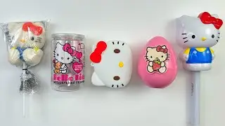 Hallo Kitty sweet candy ASMR | XXL LollipopUnpacking | Cute satisfying video | Candy tapping