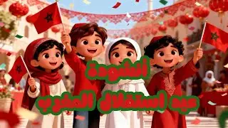 أنشودة عيد الاستقلال المغربي للأطفال | أغنية وطنية تعليمية بمناسبة 18 نونبر 🇲🇦✨ | جزيرة المرح 