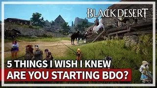 5 Things I Wish I Knew Starting in Black Desert