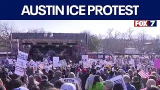 Thousand gather in Austin for anti-ICE protest