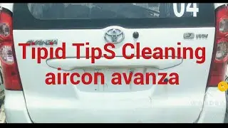 Cleaning aircon AVANZA,