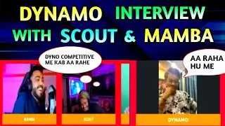 Watch Dynamo funny interview 😂 with Scout and Mamba | PUBG MOBILE