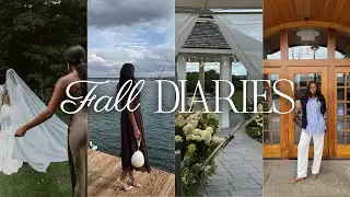travel vlog: wedding weekend, fall in michigan, exploring, hiking + more | tomar thomas