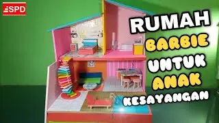 Cara buat rumah Barbie dari kardus PART-1 || ide kreatif