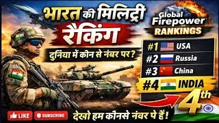 India Army Ranking 💀 Indian Military Strength 🤯 World Military Ranking 🌁