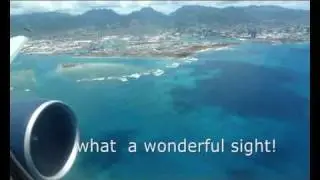 UA82: Departing Honolulu via the reef runway - United AIrlines Flight 82 with Boeing 767-300 ER