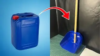 How to Make a Dustpan from a Plastic Bottle. | DIY