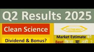 CLEAN SCIENCE Q2 results 2025 | CLEAN SCIENCE results| CLEAN SCIENCE Share latest News today