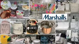 Marshalls Kitchen Home Decor * Dinnerware * Bathroom Accessories | Shop With Me 2021
