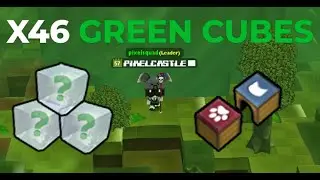 Cubic Castles | 46 GREEN CUBES opening