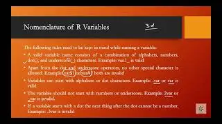 Variable in R | Lecture - 10