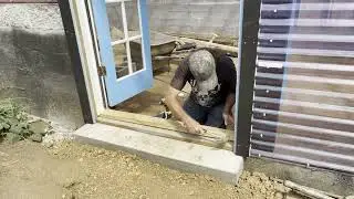 GreenHouse Build EP 13 Greenhouse Installing Door