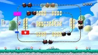 New Super Mario Bros. U -- Fuzzy Alert! (Gold Medal)