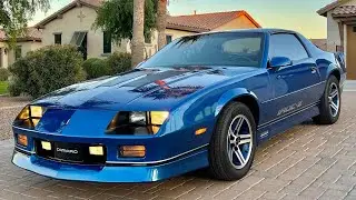 1986 Chevrolet Camaro IROC-Z - driving video for auction