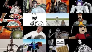 All Version Skeleton Shield Meme