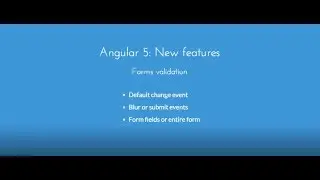 Angular 5: Summary of New Features and Upgrading [Hina/Urdu]