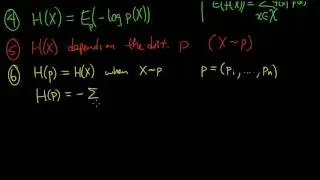(Info 1.2) Entropy - Definition (continued)