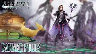 Anniversary Limit Break Bahamut Aerith and Sephiroth banner pulls || Final Fantasy VII Ever Crisis