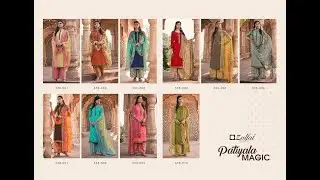 Zulfat Designer Suits Patiala Magic Pure Heavy Jam Cotton With Kashmiri Work Suit Wholesaler 2021