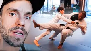 MARCOS DERRUBOU O PROFESSOR NO CIRCUITO DE  JIU-JITSU