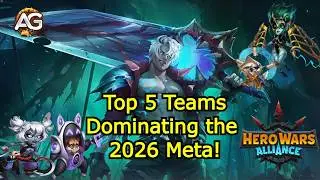 Top 5 Teams Dominating the 2026 Meta! Hero Wars Alliance [New Update]