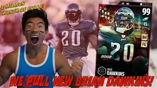 WE PULL ULTIMATE LEGEND BRIAN DAWKINS!? OVER 2 MILLION IN PULLS! MADDEN 17 PACK OPENING