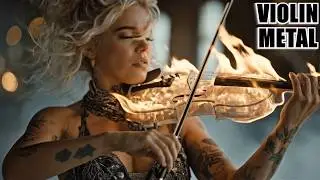 VIOLIN METAL EXPERIENCE 🖤 Power, Fire & Mystery | Epic Visual Journey