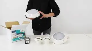 Unboxing et installation des 2 projecteurs LED couleurs de Stanfor (C-11-213810)