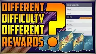 DOES DIFFERENT DIFFICULTY GIVE OUT DIFFERENT REWARDS? - FIFA 18 OFFLINE FUT DRAFT (HIGHER FUT DRAFT)