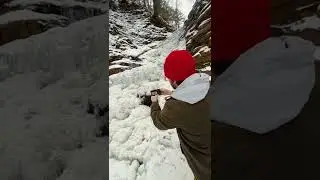 Unbelievable Discovery: Fire Hidden Behind a Waterfall