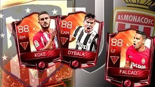 FIFA Mobile 18 Team Hero Pack Races! Monaco vs Juventus vs Atletico Madrid!