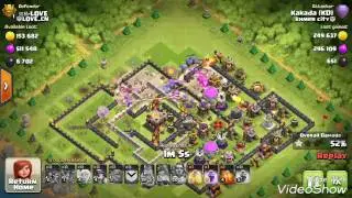 15 Miner 10 Bowler 5 Healer destroy th11 max level, nice attacker​ with new style, Miner attack