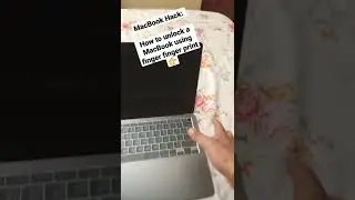 How to unlock a MacBook using a finger fingerprint 👉 #shorts #hacks