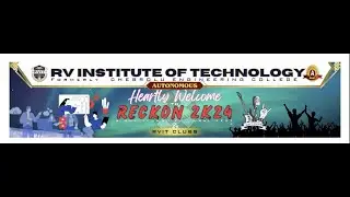 Reckon 2K24 event | RVIT College Fest | Formerly Chebrolu Engineering College