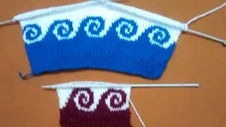 Two colour design for sweaters with graph