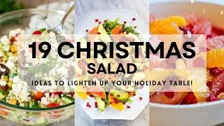 19 Easy CHRISTMAS SALAD Recipes for A Crowd |  #christmas #christmas2024