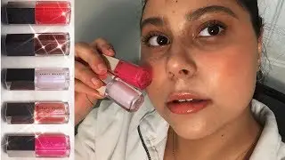 trying the *new* fenty beauty glossy posse mini gloss bomb set (swatches + review)