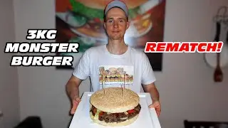 XXL 3kg Burger Challenge in Germany (Rematch)!