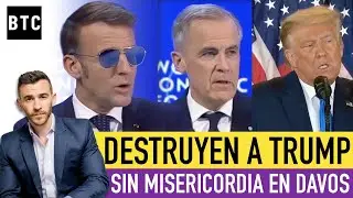 L&iacute;deres mundiales DESTRUYEN A TRUMP sin misericordia en Davos