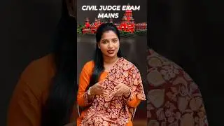 Portions for Civil Judge Exam Mains
