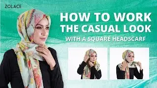 Hijab Tutorial 2017 -  How to do the fastest and easiest square headscarf style in the world!