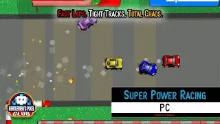 Super Power Racing on PC | Top Down Combat Racing Gameplay with Live Commentary