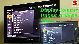 How to On Off Display Outputs for sony nx100 | sony pxw z150 | sony nx 5r | sony nx200 | TC Output