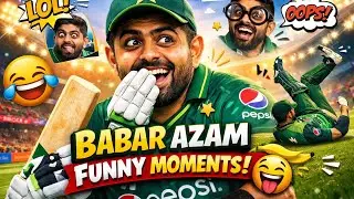 Babar Azam Ka Funniest Moment 😂 | Cricket Comedy Video | Babar Azam Funny Clips Video 