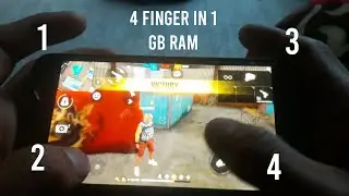 Samsung Galaxy J2 [1.5 GB RAM] Freefire Gameplay with four finger. Best 1gb ram ff player 😎