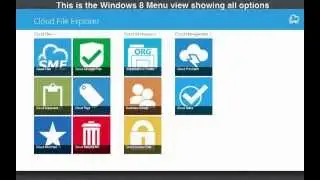 SME Windows 8 Cloud File Explorer Video overview